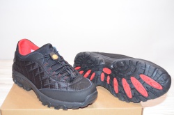 Кроссовки мужские MERRELL 963-2(реплика) чёрные с красным термо текстиль