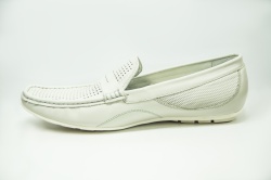 Туфлі-мокасини чоловічі Comfortime 12224 білі шкіра розміри 40,43
