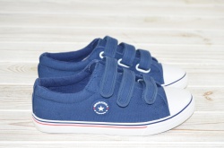 Кроссовки подростковые унисекс Comfort baby А01-3 синие текстиль